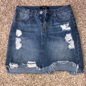 Jean skirt